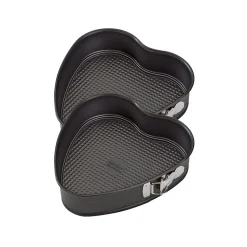 Ensemble de 2 Moules à gâteau cœur avec charnière 27 x 25 cm Zenker Special Creative