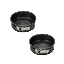 Ensemble de 2 Moules à manqué à charnière 20 cm Zenker Black Metallic