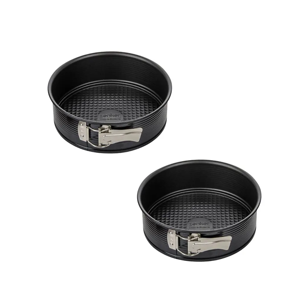 Ensemble de 2 Moules à manqué à charnière 20 cm Zenker Black Metallic