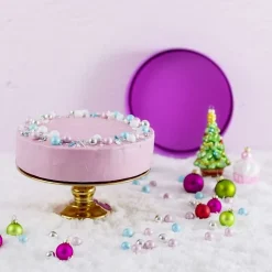 Ensemble de 4 moules fuchsia de 23 à 38 cm Tasty Pâtisserie