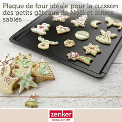 Ensemble de 2 Plaques à pâtisserie extensible de 37 à 52 x 33 cm Zenker Black Metallic