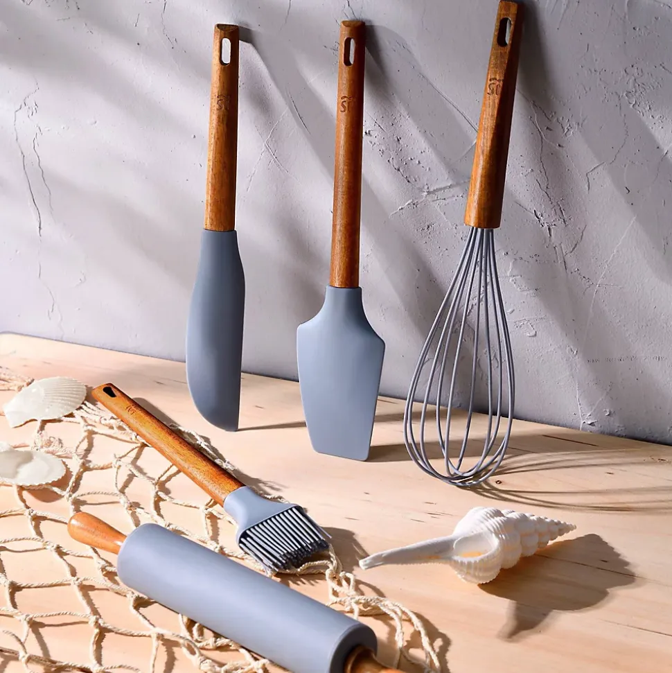 Ensemble de 3 poeles a frire San Ignacio Jolie 20-24-28cm avec ustensiles de cuisine