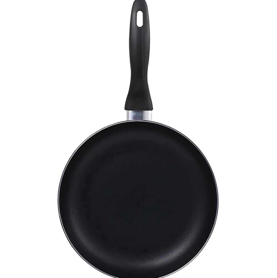 Ensemble de 3 poeles a frire San Ignacio Navy Red Marble 16-20-24cm avec couteaux de cuisine