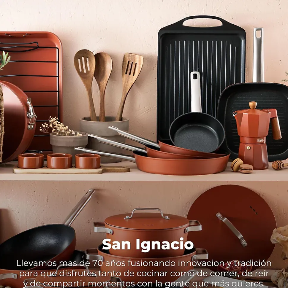 Ensemble de 3 poeles a frire Bergner Optimum Plus 18-22-26 cm avec ustensiles de cuisine