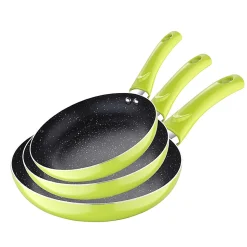 Ensemble de 3 poeles a frire San Ignacio Molen 20-24-28cm avec couverts