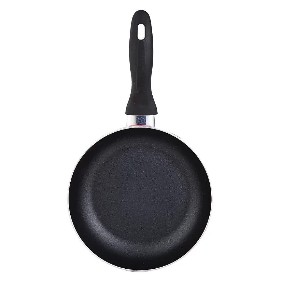 Ensemble de 3 poeles a frire San Ignacio Navy Red 16-20-24cm avec ustensiles de cuisine