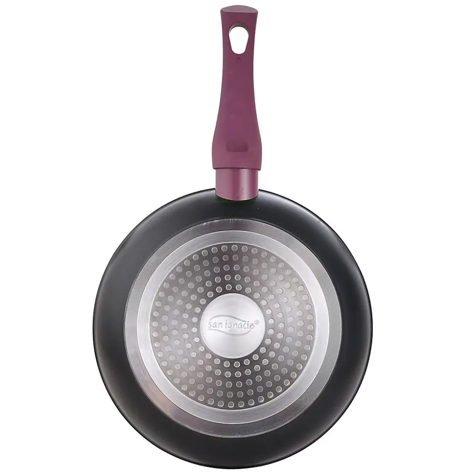 Ensemble de 3 poeles a frire San Ignacio Jolie 18-22-26cm avec ustensiles de cuisine