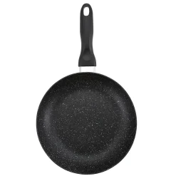 Ensemble de 3 poeles a frire San Ignacio Navy Red Marble 16-20-24cm avec couteaux de cuisine