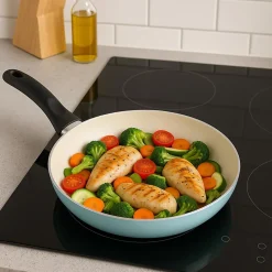 Ensemble de 3 poeles a frire San Ignacio 16-20-24cm avec moules a four