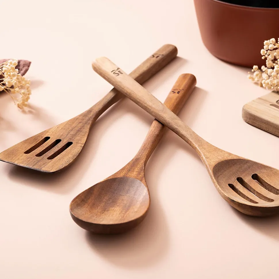 Ensemble de 3 poeles a frire San Ignacio Navy Black 16-20-24cm avec ustensiles de cuisine