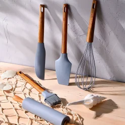 Ensemble de 3 poeles San Ignacio 16-20-24cm avec ustensiles de cuisine