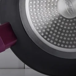 Ensemble de 3 poeles San Ignacio Jolie 20-24-28cm avec bloc a couteaux