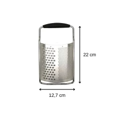 Ensemble de 2 Râpes à fromage inox 2 en 1 de 22 cm Fackelmann