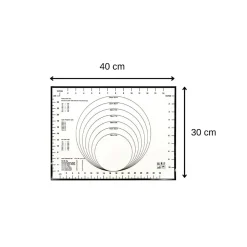 Ensemble de 2 Tapis de cuisson en silicone 40 x 30 cm Zenker Smart Pastry