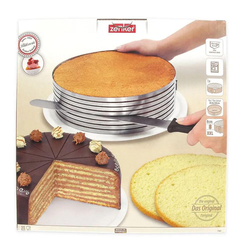 Ensemble de 2 ustensiles de pâtisserie pour layer cakes Zenker