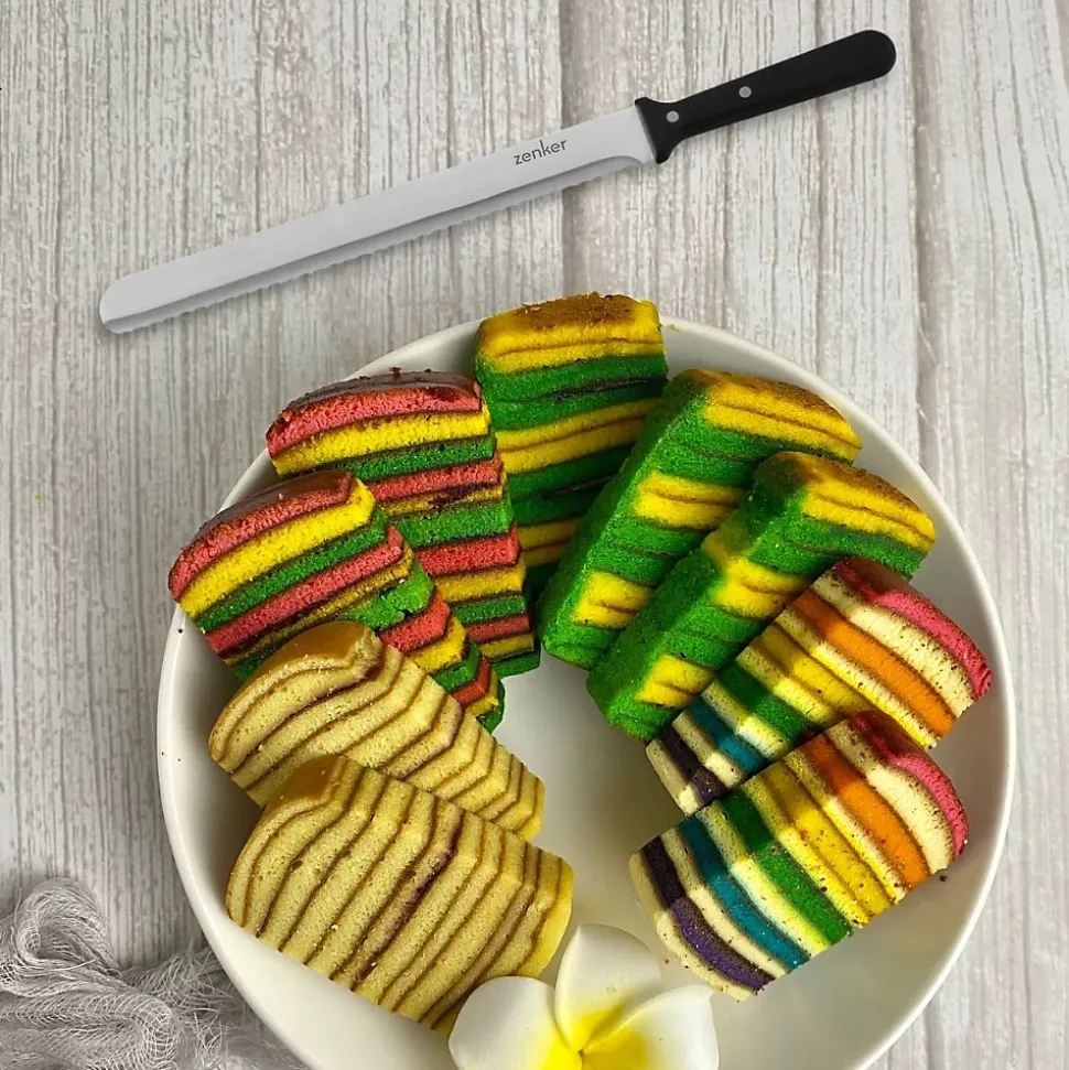 Ensemble de 2 ustensiles de pâtisserie pour layer cakes Zenker