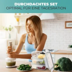 Ensemble de boite à repas en verre 3 pièces Classbach C-FHDM4021G