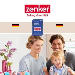 Ensemble de pâtisserie Zenker emporte-piéces et rouleau à pâtisserie