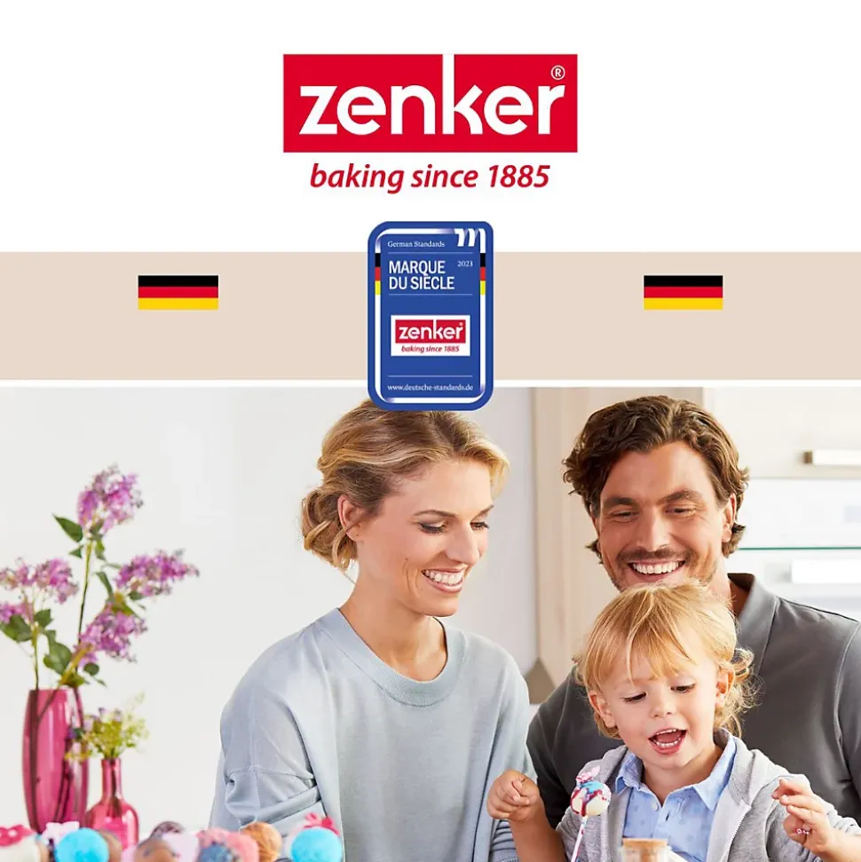Ensemble de pâtisserie Zenker emporte-piéces et rouleau à pâtisserie