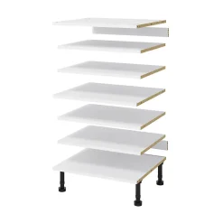 Ensemble de tablettes pour colonne blanc L.60 x P.57 cm Caraway Innovo GoodHome