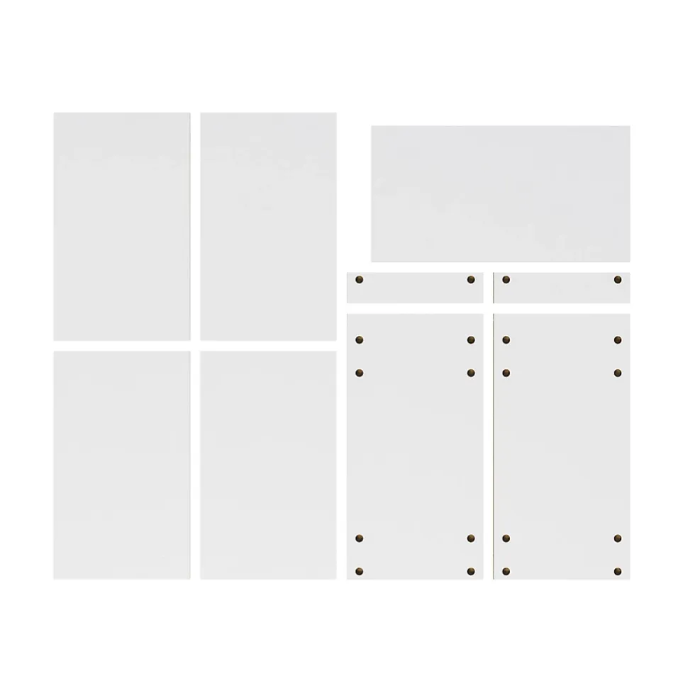 Ensemble de tablettes pour colonne blanc L.30 x P.57 cm Caraway Innovo GoodHome