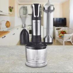 Ensemble Mixeur Plongeant 3 en 1 Noir Royalty Line RLESMS800-BLK