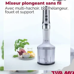 Ensemble mixeur plongeant sans fil Turmix