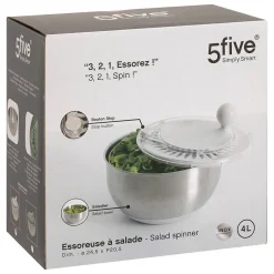 Essoreuse mécanique D24,5cm - Vert- 5five