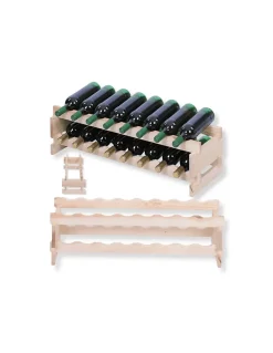 Etagere A Vin Modulable 2 Rayons De 8 Bouteilles /
