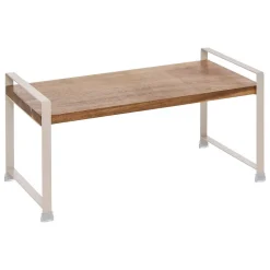 Etagère 1 niveau Acacia beige et bois - Beige- 5five