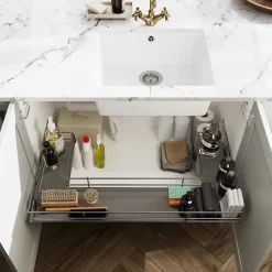 Etagère coulissante pour meuble sous évier GoodHome Pebre 100 cm