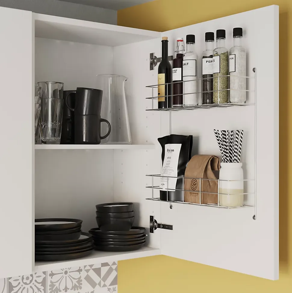 Etagère de porte GoodHome Datil, 2 niveaux