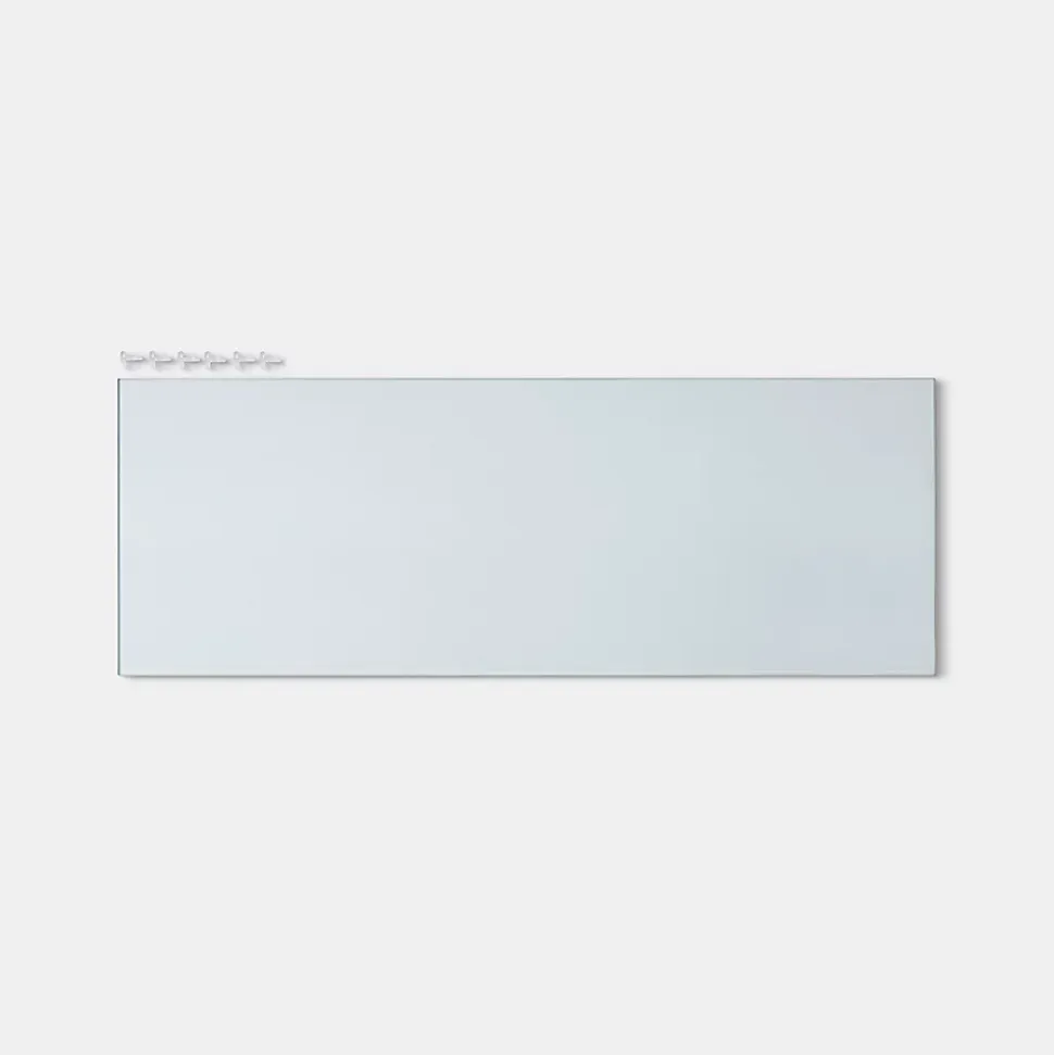 Etagère en verre pour caisson haut de cuisine GoodHome Cicely l. 75.85 cm x P.27.35 cm, 2 pièces