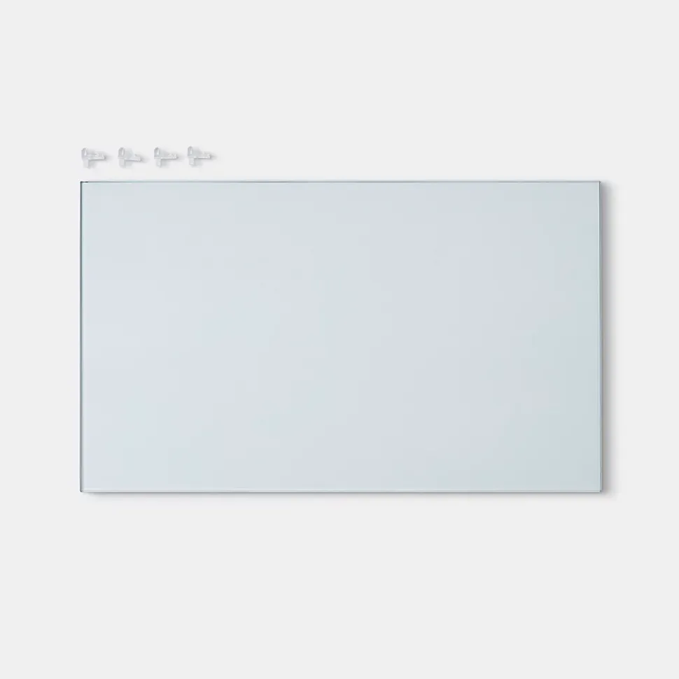 Etagère en verre pour caisson haut de cuisine GoodHome Cicely l. 45.85 cm x P.27.35 cm, 2 pièces