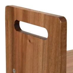 Etagère et porte-rouleau 2 niveaux Acacia - Marron- 5five