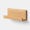 Etagère magnétique GoodHome Pecel bambou l. 25,5 x P. 10 cm