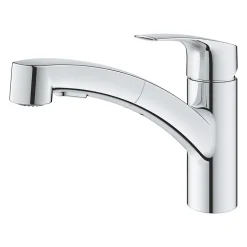 Eurosmart Mitigeur évier avec Douchette, Chrome (30305001)