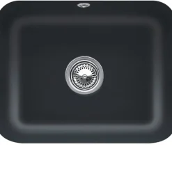 Evier 1 bac Villeroy et Boch Cisterna 60C Pure Black CeramicPlus