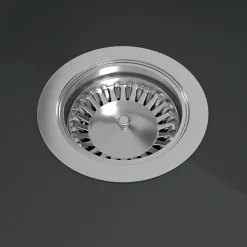 Evier 1 bac VILLEROY ET BOCH Architectura 60 Pure Black avec vidage automatique