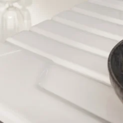 Evier à encastrer 1 bac et demi JACOB DELAFON Gaspard avec système de vidage