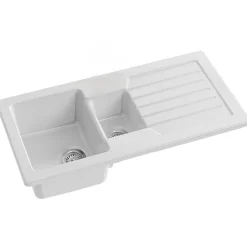 Evier à encastrer 1 bac et demi JACOB DELAFON Gaspard