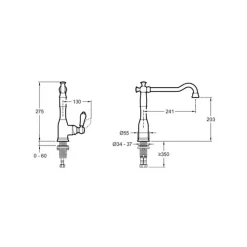 Evier à encastrer 1 bac et demi JACOB DELAFON Gaspard + robinet de cuisine Louise