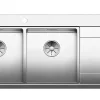 Evier à encastrer 80cm automatique inox Blanco 521664 divon ii 8 s-if