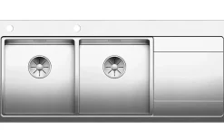 Evier à encastrer 80cm automatique inox Blanco 521664 divon ii 8 s-if