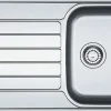 Evier à encastrer 45cm inox avec siphon Franke 006099 spark skx611-86