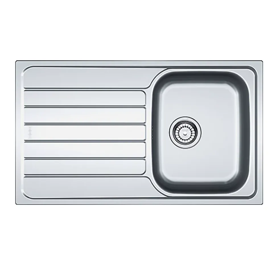 Evier à encastrer 45cm inox avec siphon Franke 006099 spark skx611-86