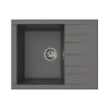 Evier - Résine SMC - Gris béton - A encastrer - STRADOUR - Cube 1C XS - 62 x 50 cm
