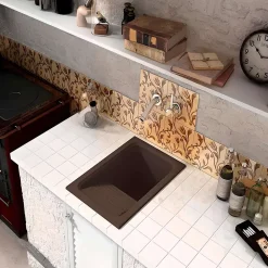 Evier Bac à laver pour buanderie à encastrer Poalgi Silex Tundra - 1 bac + égouttoir