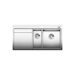 Evier Blanco Divon II 6 S-IF Inox - Inox Lisse - Egouttoir A gauche