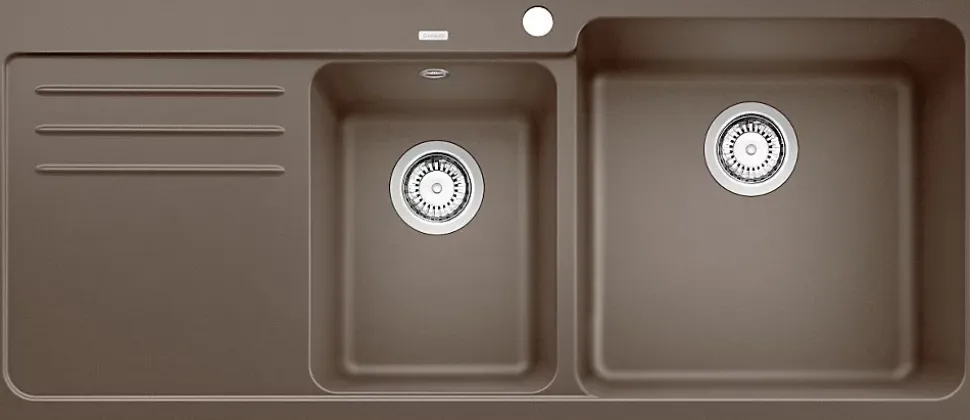 Evier Blanco Naya 8S Silgranit - CAFE - Egouttoir A gauche